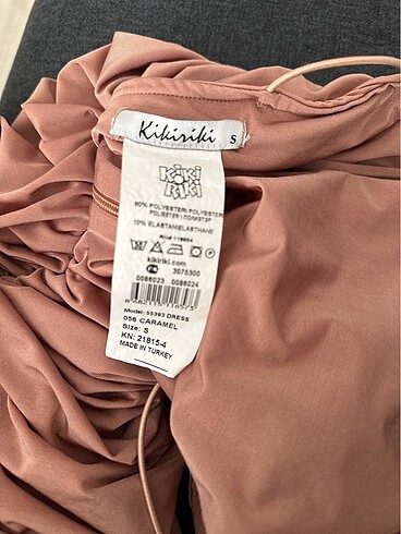 s Beden camel Renk Kikiriki elbise