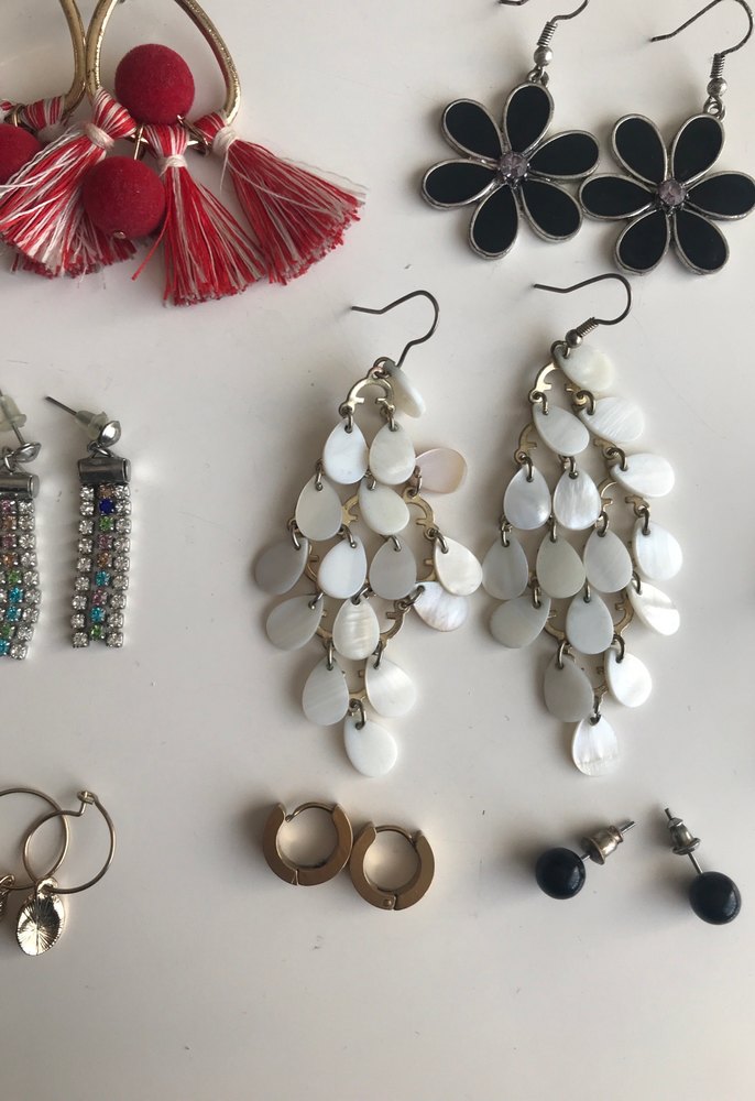 Renkli Boncuklu Bohem Küpe Seti - Görsel 4