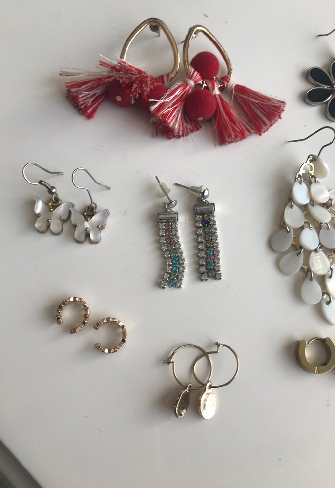 Renkli Boncuklu Bohem Küpe Seti - Görsel 2