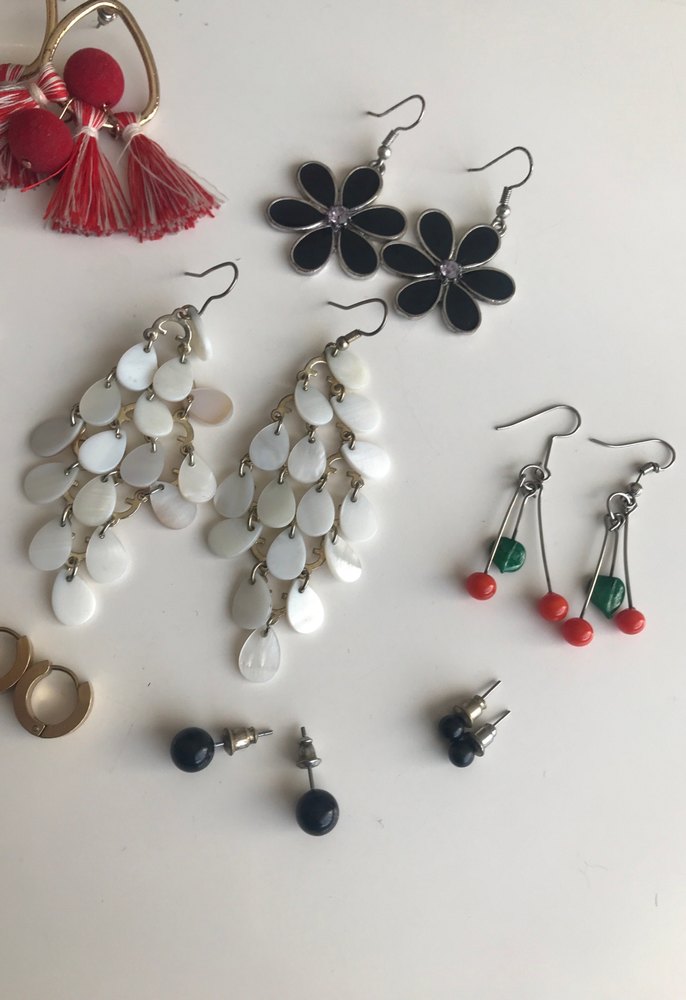 Renkli Boncuklu Bohem Küpe Seti - Görsel 3