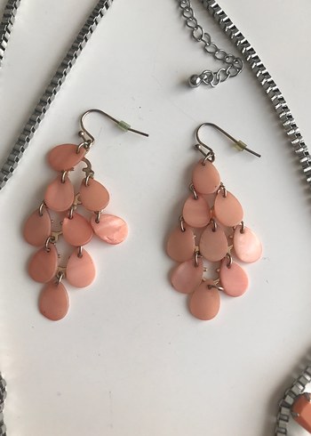 Uzun Zincir Detaylı Bohem Kadın Kolye Set - Görsel 2