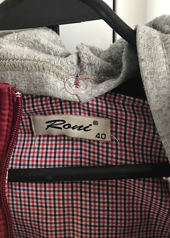 Bordo Fermuarlı Kadın Yelek - Görsel 3