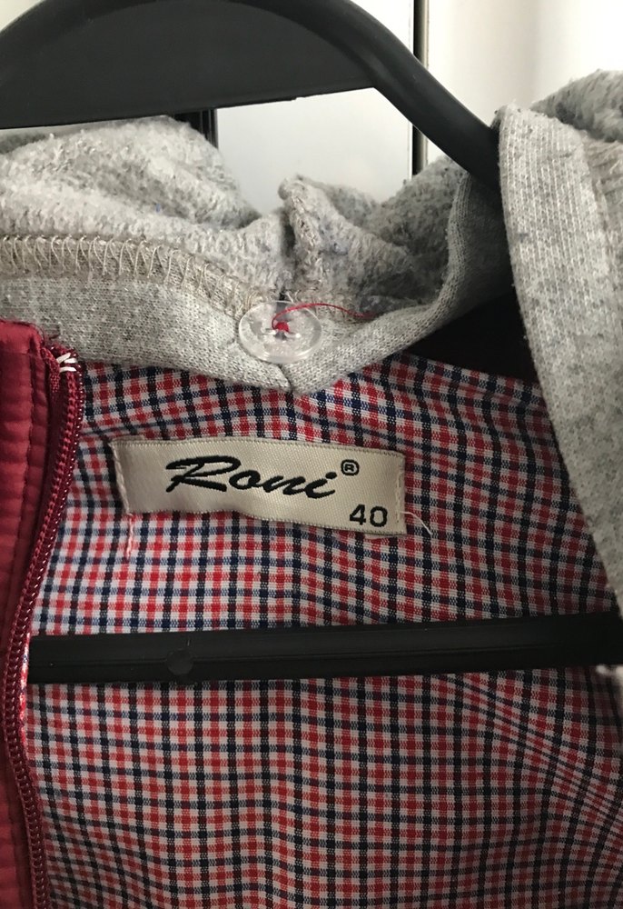 Bordo Fermuarlı Kadın Yelek - Görsel 3