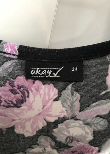 Mor Çiçekli Uzun Kollu Bluz - Görsel 3