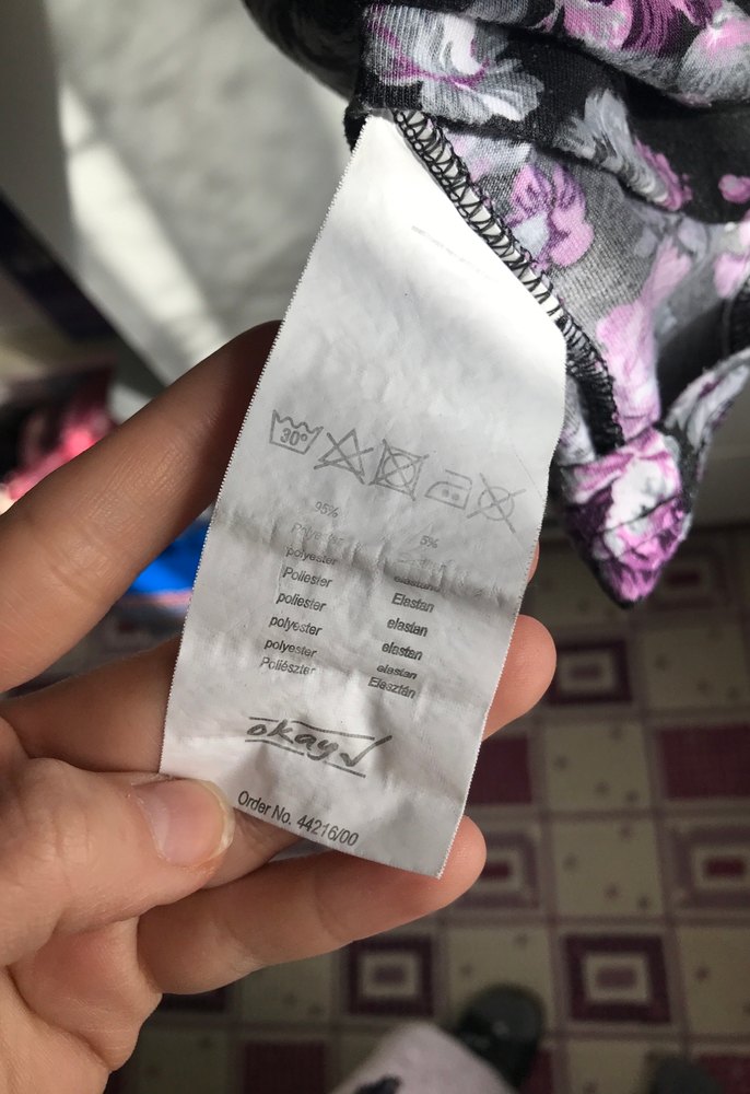 Mor Çiçekli Uzun Kollu Bluz - Görsel 4