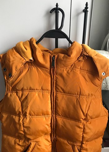 Kapüşonlu Fermuarlı Kadın Yelek - Görsel 2