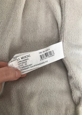 Lcw Bordo Kadın Kapitone Mont Kürklü Kapüşonlu - Görsel 6