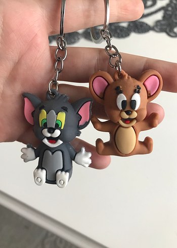 Renkli Tom ve Jerry Anahtarlık Seti - Görsel 3