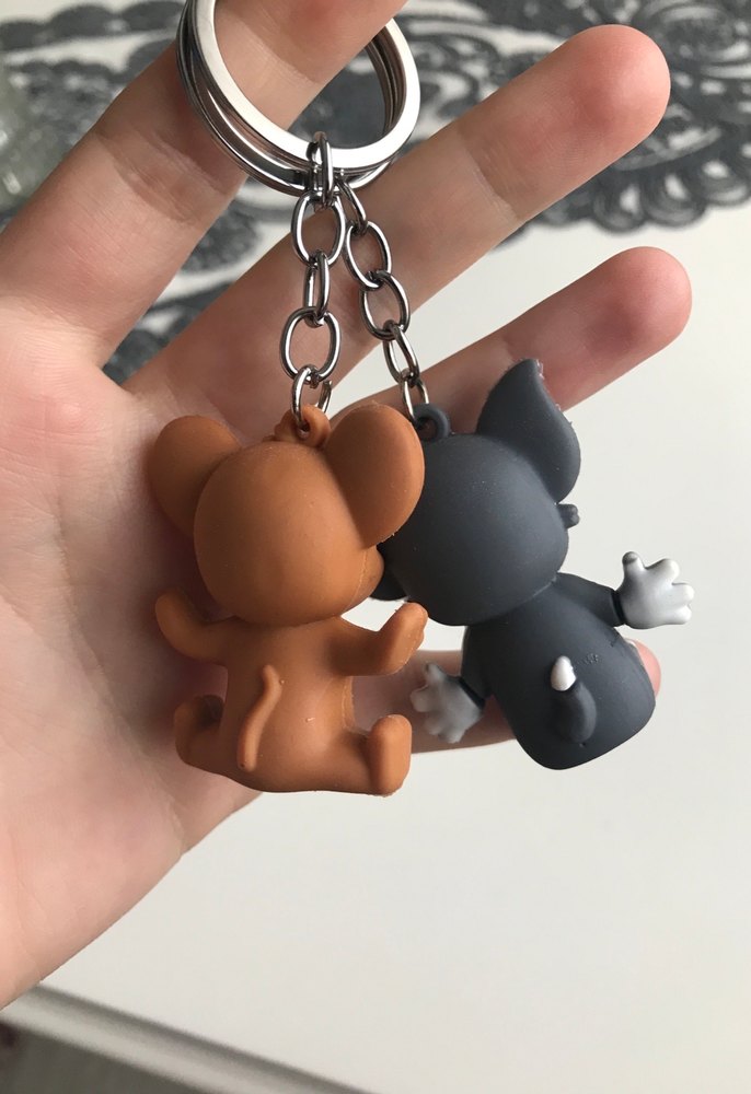 Renkli Tom ve Jerry Anahtarlık Seti - Görsel 2