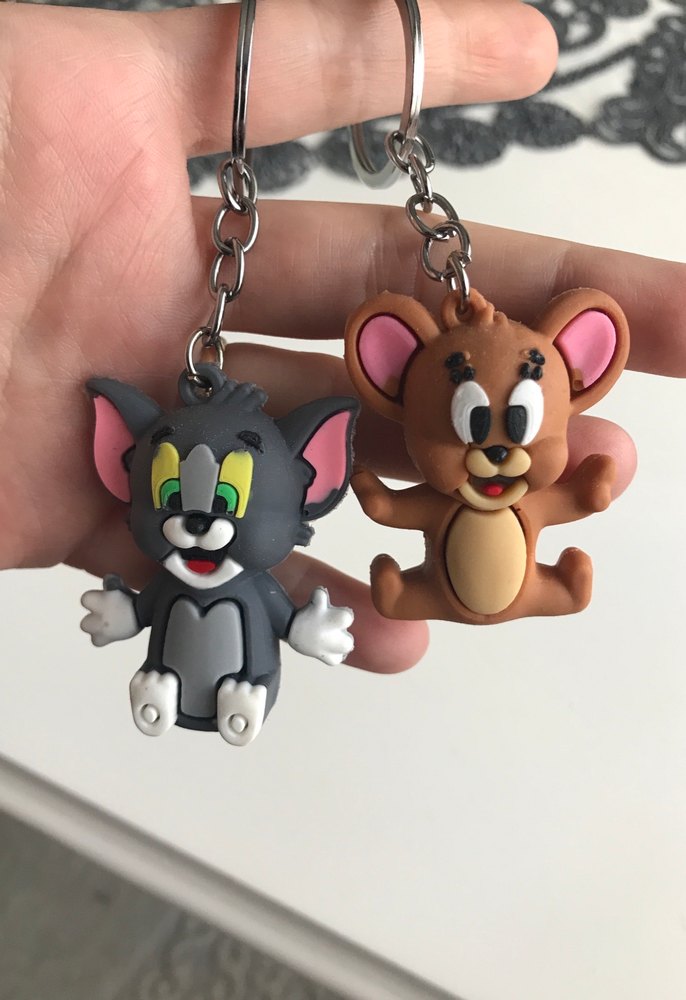 Renkli Tom ve Jerry Anahtarlık Seti - Görsel 3