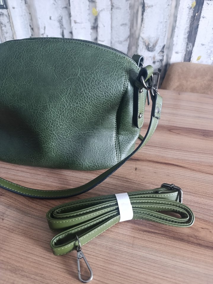 Yeşil Deri Fermuarlı Derimod Kadın Çanta - Görsel 3