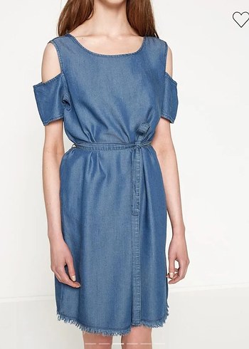 Kolsuz Midi Kot Elbise - Görsel 2