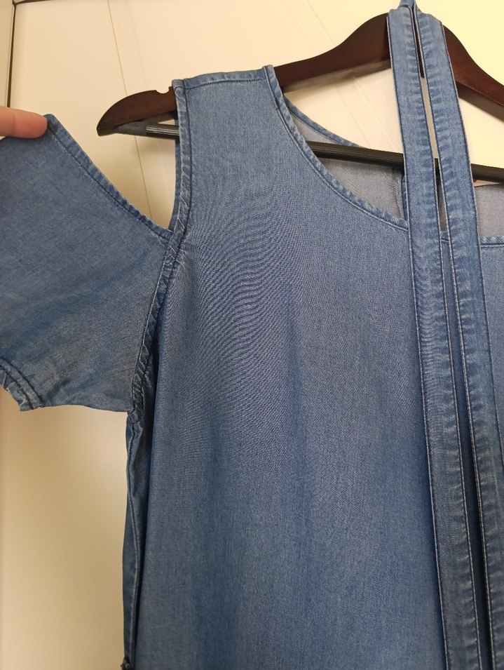 Kolsuz Midi Kot Elbise - Görsel 3