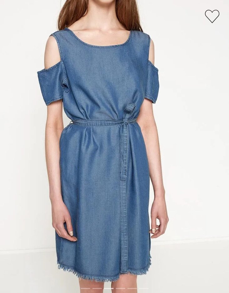 Kolsuz Midi Kot Elbise - Görsel 2