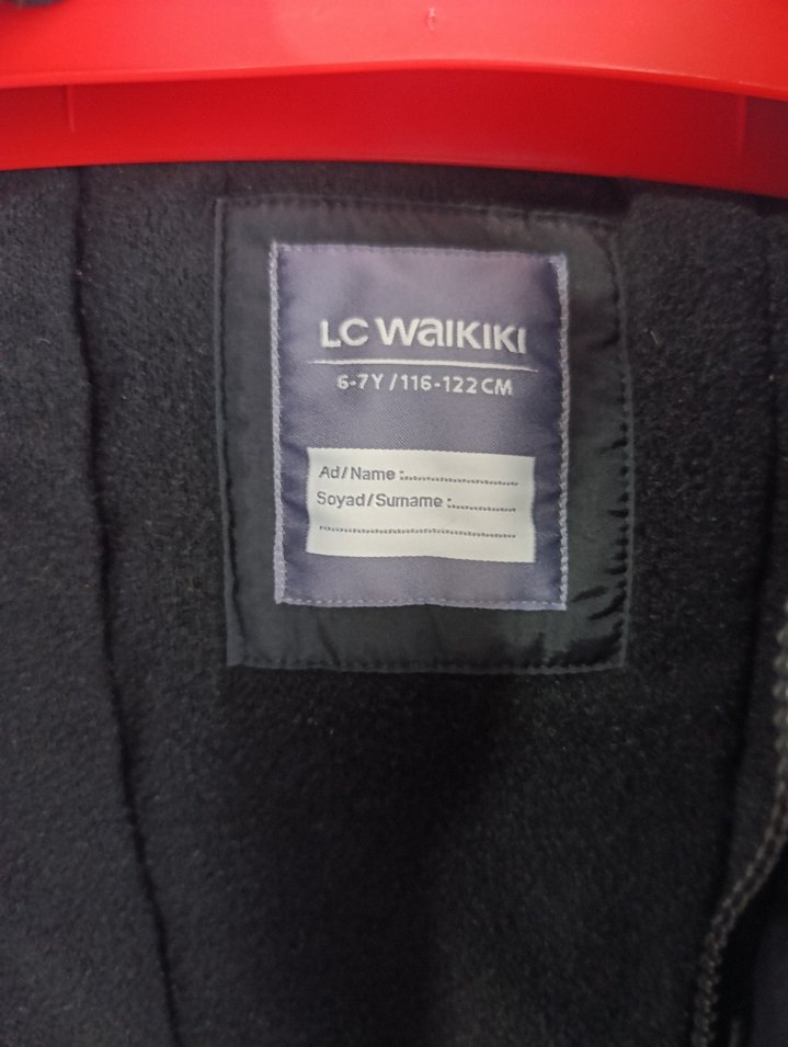 Erkek Çocuk Siyah Kapüşonlu Mont - Görsel 3