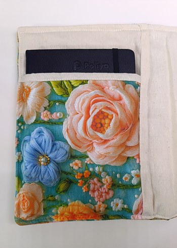 Çiçek Desenli Bohem El Yapımı Organizer - Görsel 4