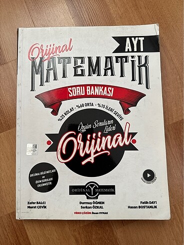 Orijinal Ayt matematik