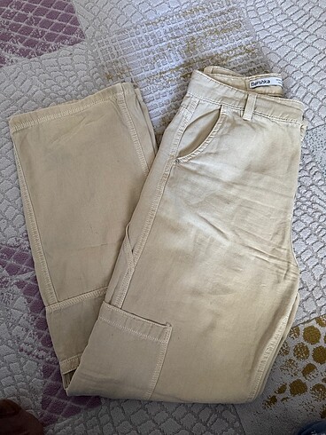 Bershka bej pantolon