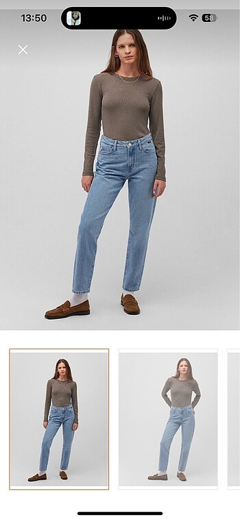 Mavi mom Jeans
