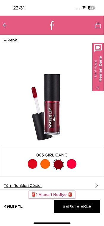 Flormar tint