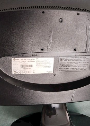 LG Siyah Monitör - Görsel 4