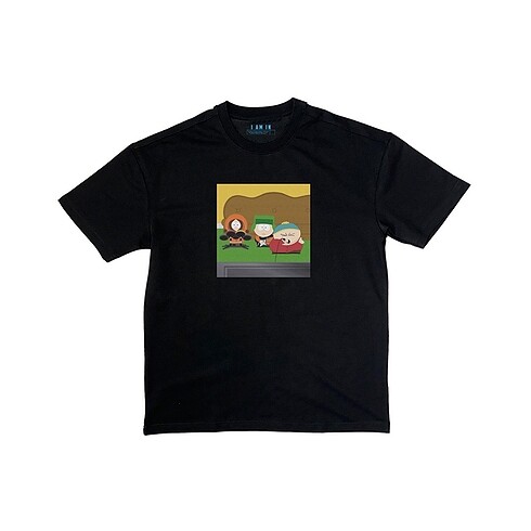 South Park Eric Cartman baskılı t-shirt
