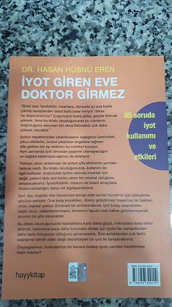 İyot giren eve doktor girmez Hasan Hüsnü Eren