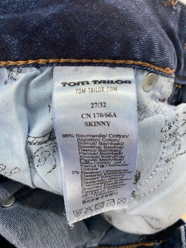 Kadın Parlak Lacivert Slim Fit Kot Pantolon - Görsel 3