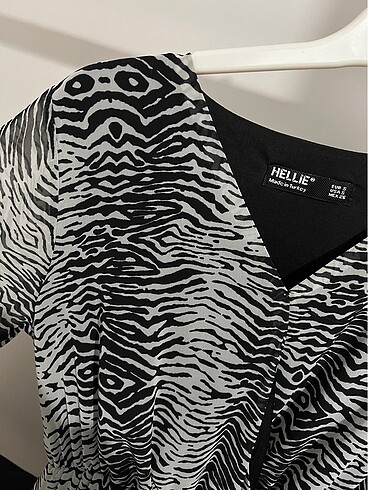s Beden çeşitli Renk Zebra elbise