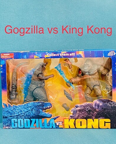  Beden Renk Godzilla ve King Kong Karşı Karşıya