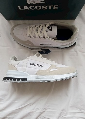 40 Beden beyaz Renk Lacoste Beyaz Erkek Spor Ayakkabı
