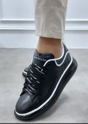 Alexander McQueen Siyah Bağcıklı Erkek Sneakers