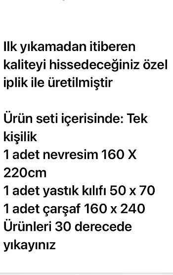 Beden kahverengi Renk Tek kişilik nevresim takımı kutulu