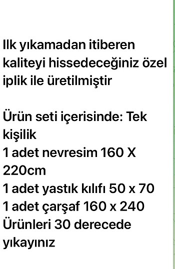 Beden gri Renk Tek kişilik nevresim takımı kutulu