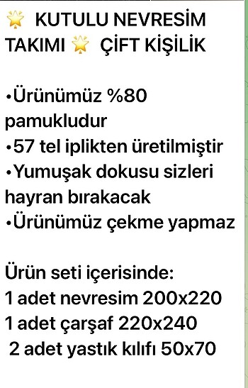 Beden Çift kişilik nevresim takımı