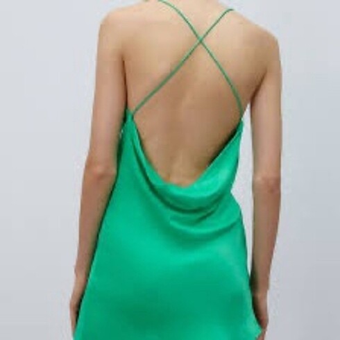 Zara Saten elbise