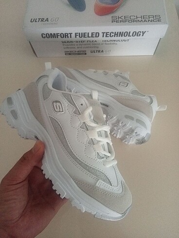 Skechers DLites 1 Gümüş