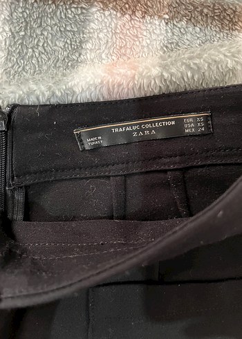 xs Beden Zara Siyah Mini sort Etek