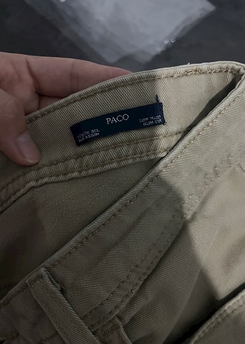 Bej Regular Fit Kemerli Erkek Denim Pantolon - Görsel 4