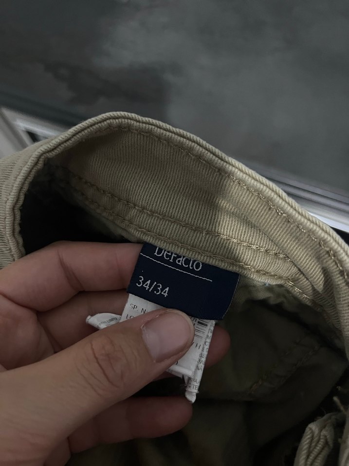 Bej Regular Fit Kemerli Erkek Denim Pantolon - Görsel 5