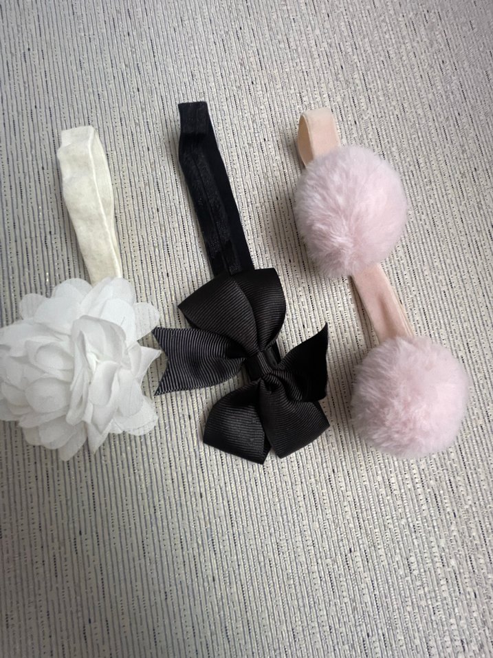 Çiçekli Kurdeleli Çocuk Saç Bantları - Görsel 2