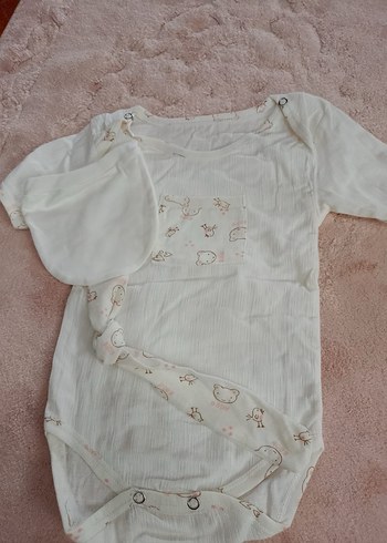 Beyaz Dantelli Bebek Kız Kıyafet Seti - Görsel 4