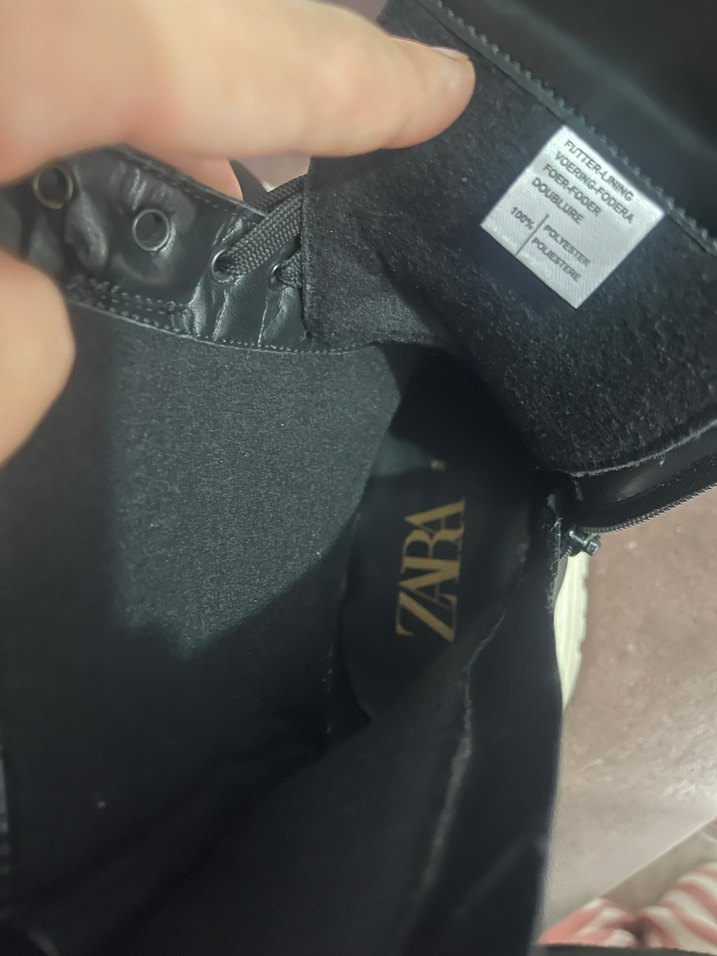 Siyah Bağcıklı Platform Topuklu Kadın Botu - Görsel 3