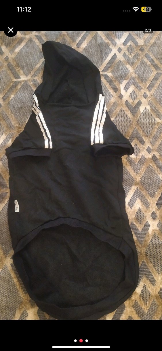 Kürklü Kapüşonlu Turuncu Köpek Montu - Görsel 2