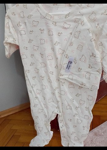 Bebek Uyku Tulumu Pastel Beyaz - Görsel 3