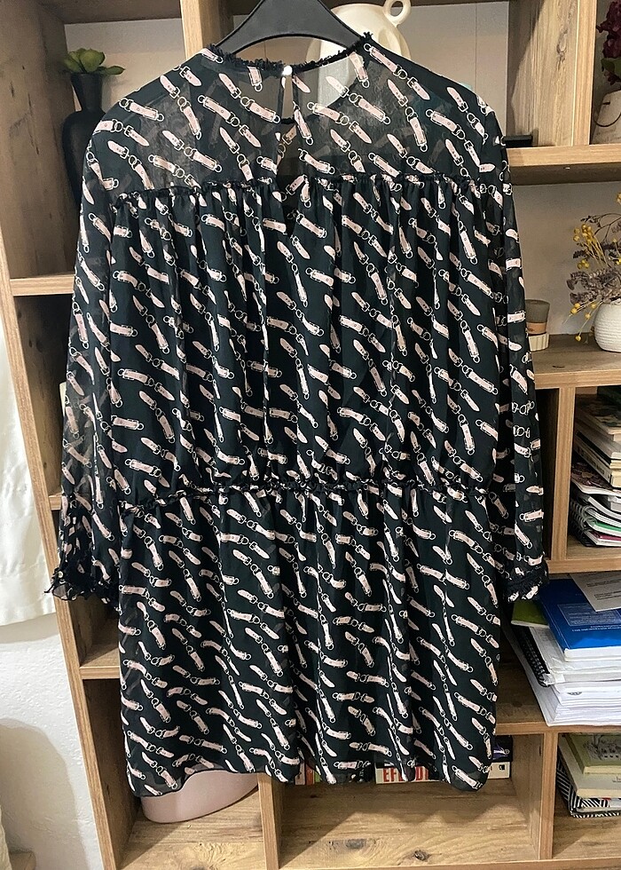 Zara şifon Elbise - Görsel 2