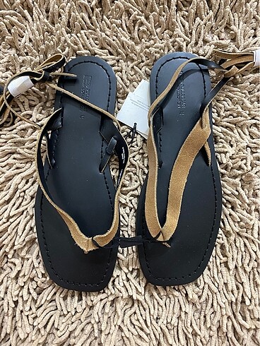 37 Beden Pull&Bear süet sandalet