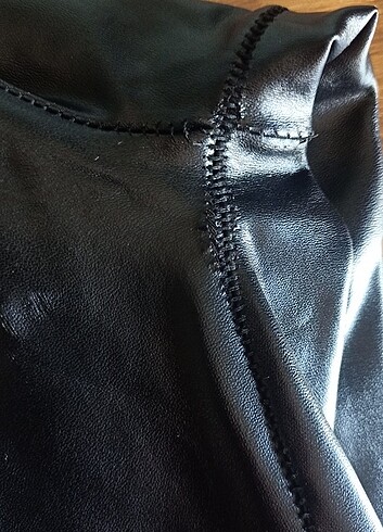 Dqmane kışlık deri tayt - Görsel 6