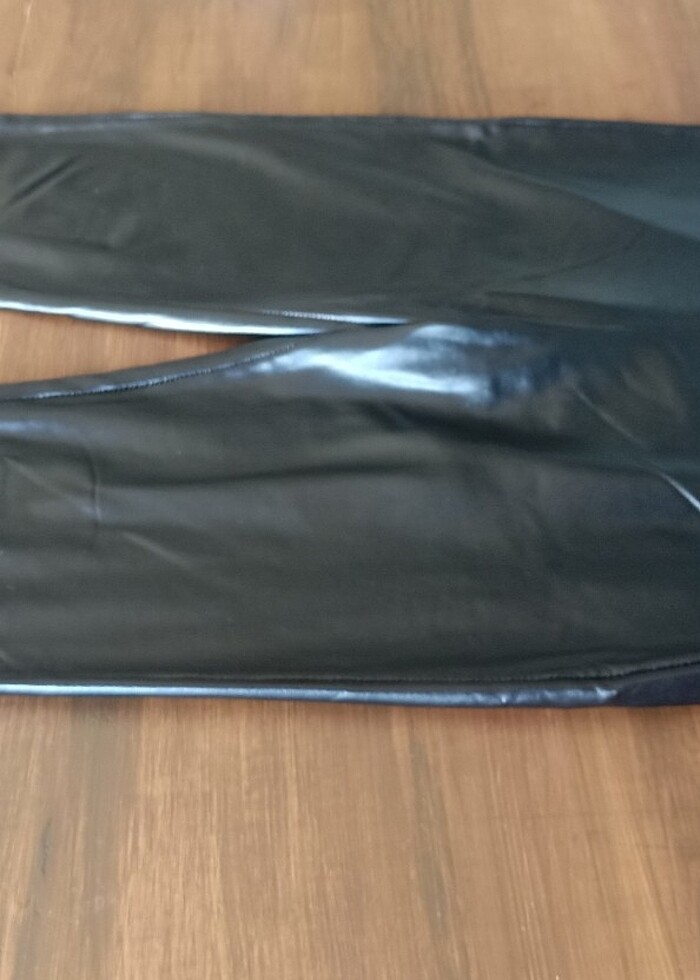 Dqmane kışlık deri tayt - Görsel 2