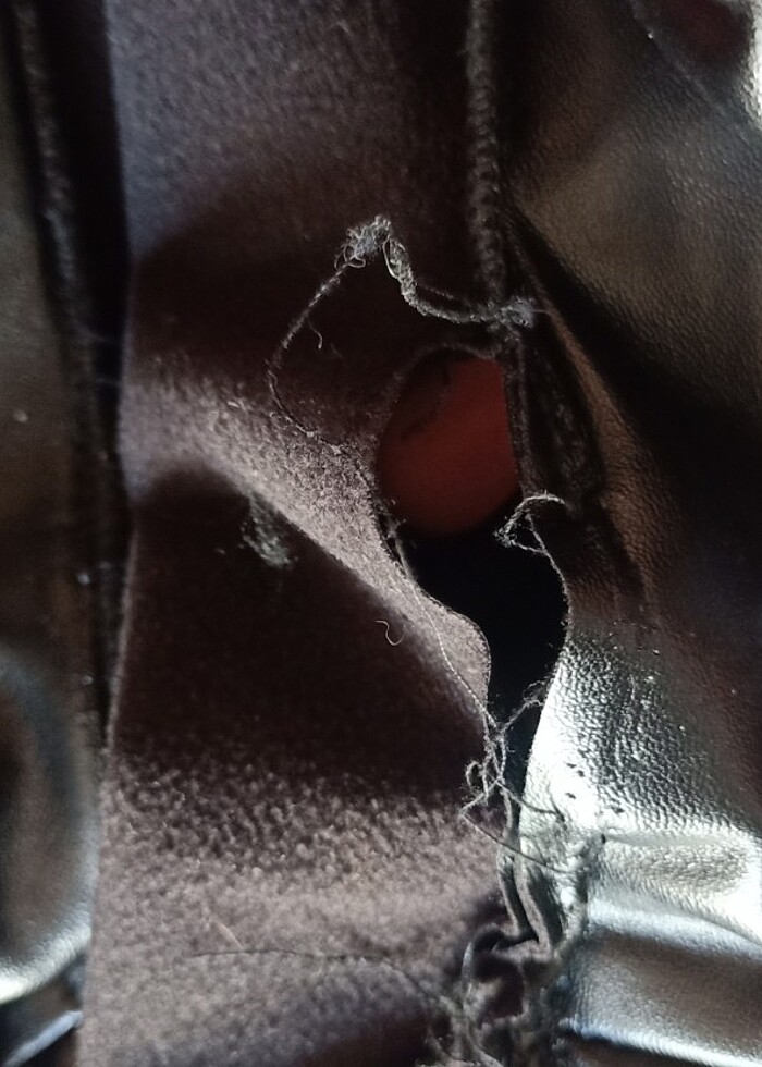 Dqmane kışlık deri tayt - Görsel 3